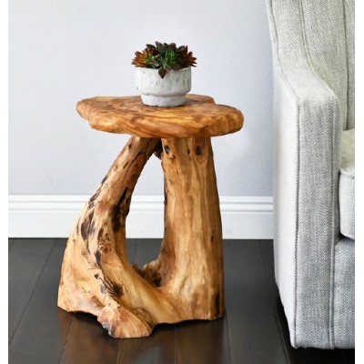 Driftwood root table