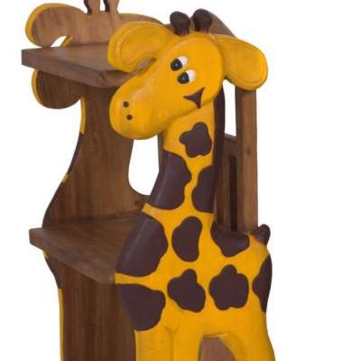 Wooden Book Shelf  Giraffe 3 tier